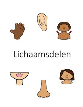 Preview of Lichaamsdelen - Dutch parts of the body Book