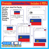 Lichtenstein Flag Activity | Lichtenstein Flag Craft Diffe
