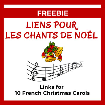 Preview of Liens pour 10 Chants de Noël (Links for 10 French Christmas Carols)