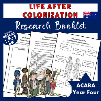 Preview of Life After Colonization Australia - ACARA History Year 5