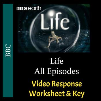 Preview of BBC's "Life" - All 10 Episodes - Worksheets & Keys - PDF & Digital