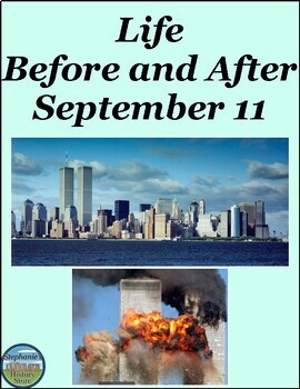 Preview of Life Before and After September 11 Activity