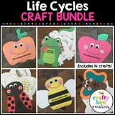 Life Cycle Crafts Bundle | Plant | Butterfly | Frog | Pump