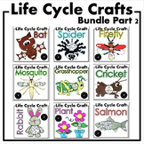 Life Cycle Crafts for Early Learners Bundle Part 2