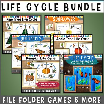 Preview of Life Cycle File Folder Game BUNDLE