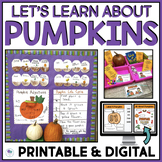 Life Cycle Of A Pumpkin Science Investigation October Fall