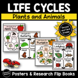 Life Cycle Posters and FREE Research Flip Books