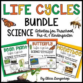 Preview of Life Cycle Preschool Science Center BUNDLE