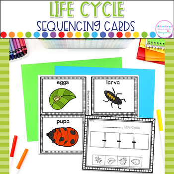 Life Cycle Sequencing Cards and Printables by Adventures in Kinder and ...