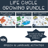 Life Cycle Speech and Language Unit GROWING Bundle