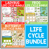 Life Cycle Units: Frog - Butterfly - Ladybug Bundle