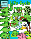 Life Cycle of Frog Clipart