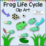 Frog Life Cycle Clip Art
