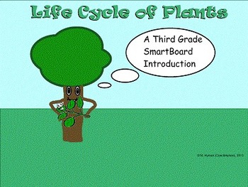Preview of Life Cycle of Plants - A Third Grade SmartBoard Introduction