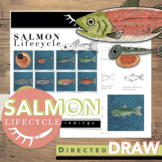 Life Cycle of Salmon - Directed Drawing