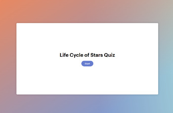 Preview of Life Cycle of Stars Assessment