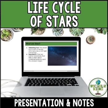 Preview of Life Cycle of Stars Presentation & Guided Notes