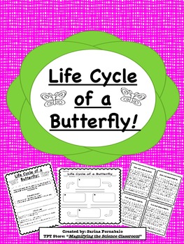 Preview of Life Cycle of a Butterfly