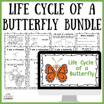 Preview of Life Cycle of a Butterfly Activity Bundle