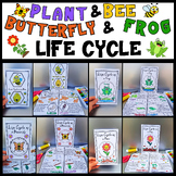 Life Cycle of a Butterfly,Bee,Frog and Plant Craft Spring 