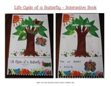 Life Cycle of a Butterfly Interactive Book, Printable in f