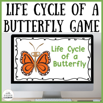 Preview of Life Cycle of a Butterfly Interactive Slides and Game - Google Slides Version