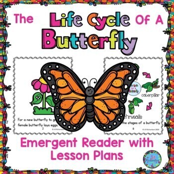 Preview of Life Cycle of a Butterfly Spring ESL Kindergarten First Second Grade