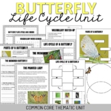 Caterpillar to Butterfly Close Read Thematic Unit