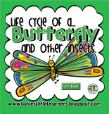 Life Cycle of a Butterfly and Other Insects { SMARTBoard A