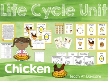 Preview of Life Cycle of a Chicken Science Curriculum Unit.