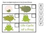 Life Cycle of a Frog Beginning Sound preschool biology pri