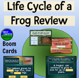 Life Cycle of a Frog Review Boom Cards