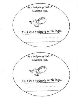 Life Cycle of a Frog booklet by Alisha Thompson | TpT
