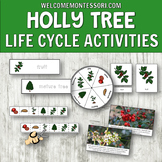 Life Cycle of a Holly Tree: Montessori Holiday Theme / Pre