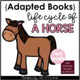 Life Cycle of a Horse Adapted Books [Level 1 + 2] Digital 