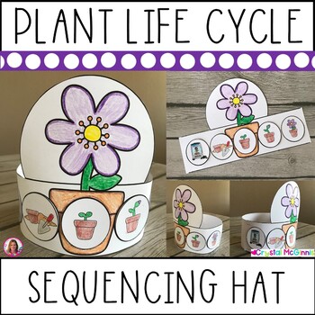 Preview of Life Cycle of a Plant Hat | Plant Life Cycle Activity | Kindergarten First Grade