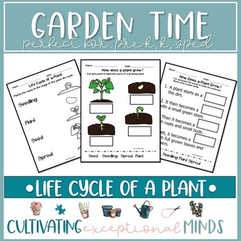 Preview of Life Cycle of a Plant | Adapted Science Units | ESY | End of Year