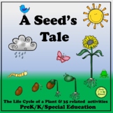 Life Cycle of a Plant Story & 35 Related activities (PreK/