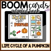 Life Cycle of a Pumpkin: Adapted Book- Boom Cards