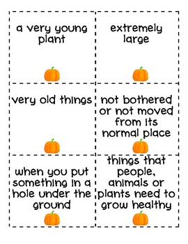 Life Cycle of a Pumpkin Reading Street Supplemental Materials | TpT