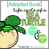 Life Cycle of Sea Turtle Adapted Books [Level 1 + Level 2]