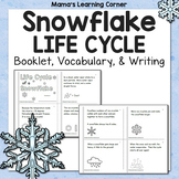 Life Cycle of a Snowflake Booklet and Worksheets