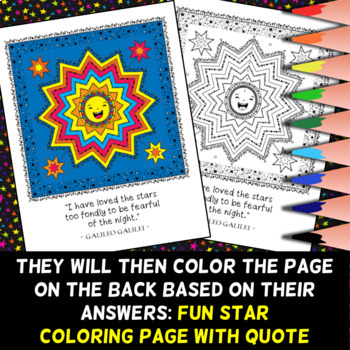 Star Color By Number Coloring Page