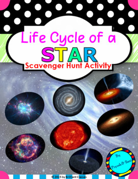 Preview of Life Cycle of a Star Scavenger Hunt: | Printable/Digital Distance Learning