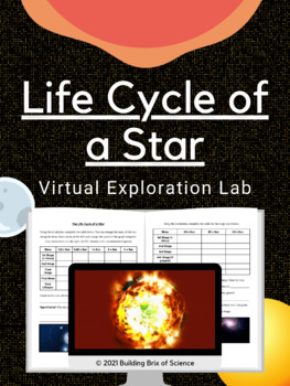 Preview of Life Cycle of a Star Virtual Exploration Lab