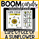 Life Cycle of a Sunflower: Adapted Book- Boom Cards