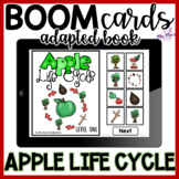 Life Cycle of an Apple: Adapted Book- Boom Cards