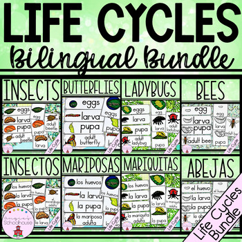 Preview of Life Cycles Bilingual Bundle