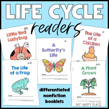 Preview of Life Cycle Books - Differentiated Readers for Plant and Animal Life Cycles