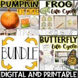 Life Cycles Bundle Pack: Frog, Butterfly, and Pumpkin Comp